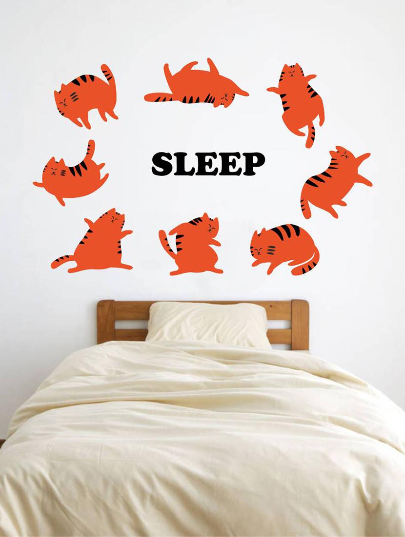 Rawpockets Wall Decals ' Sleep Pattern ' Wall stickers (PVC Vinyl) Multicolour - 15733557 - Zoom Image - 1