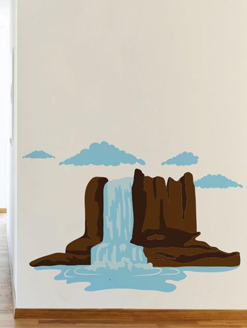rawpockets wall decals ' natural falls ' wall stickers (pvc vinyl) multicolour - 15733561 - Very Small Image - 1