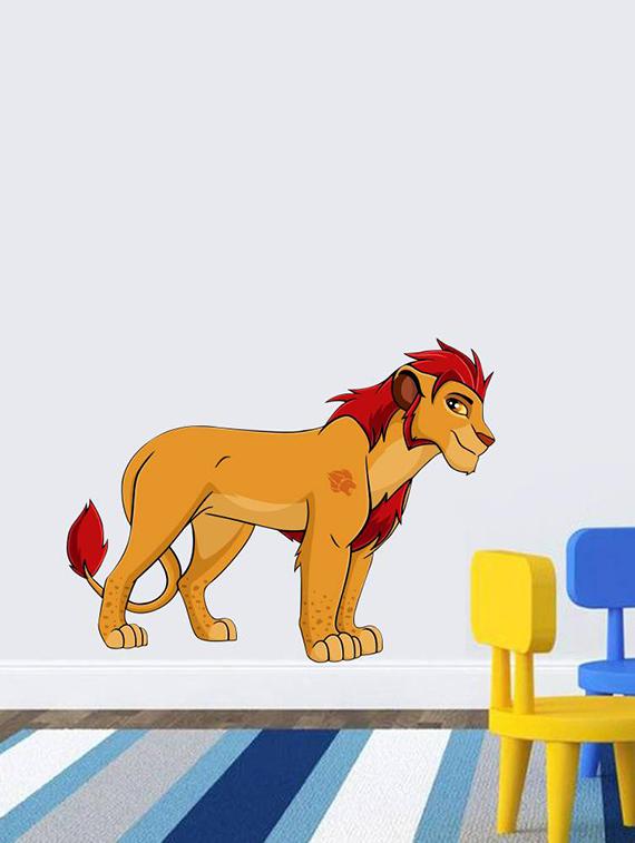 Rawpockets Wall Decals ' Lion King ' Wall stickers (PVC Vinyl) Multicolour - 15733573 - Zoom Image - 1
