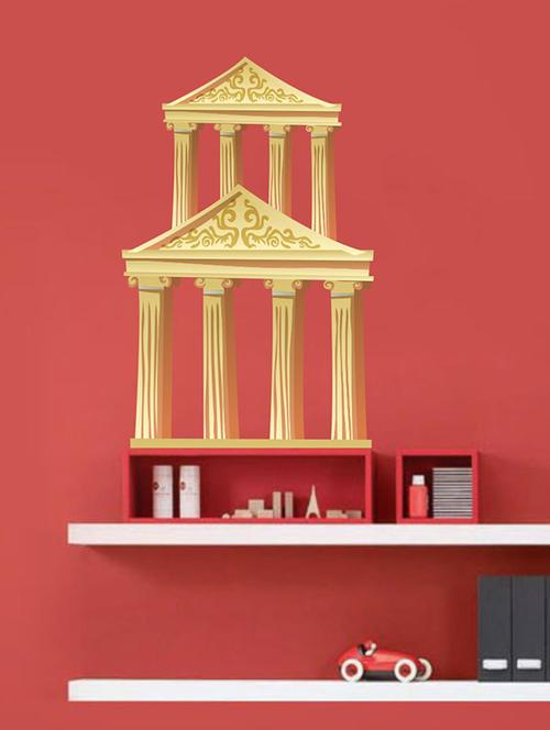 Rawpockets Wall Decals ' Roman Column Wall Sticker ' Wall stickers (PVC Vinyl) Multicolour - 15733588 - Standard Image - 1