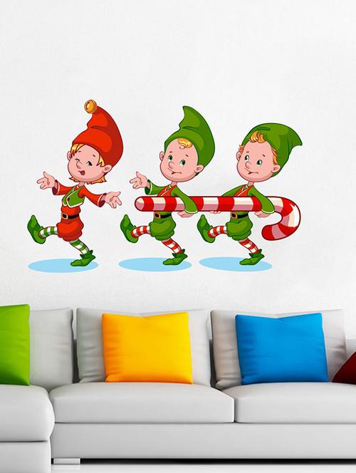 Rawpockets Wall Decals ' Cute Boys March Wall Sticker ' Wall stickers (PVC Vinyl) Multicolour - 15733667 - Standard Image - 1