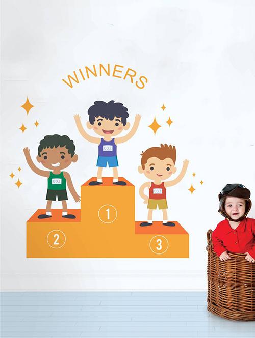 Rawpockets Wall Decals ' Champions ' Wall stickers (PVC Vinyl) Multicolour - 15733762 - Standard Image - 1