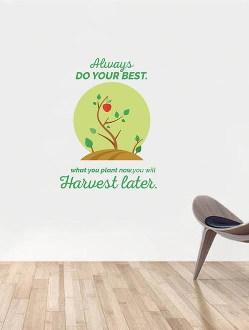 rawpockets wall decals ' do your best quote ' wall stickers (pvc vinyl) multicolour - 15733779 - Very Small Image - 1