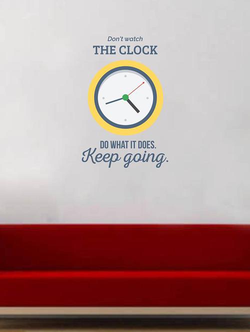 Rawpockets Wall Decals ' Keep Going Quote ' Wall stickers (PVC Vinyl) Multicolour - 15733782 - Standard Image - 1