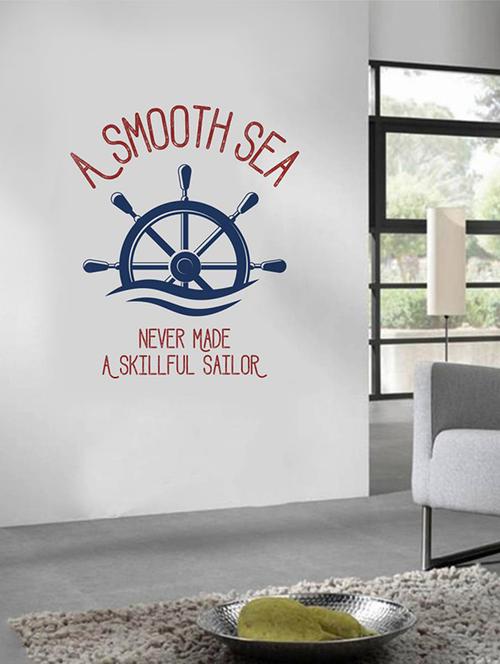 rawpockets wall decals ' a skillful sailor ' wall stickers (pvc vinyl) multicolour - 15733811 - Very Small Image - 1