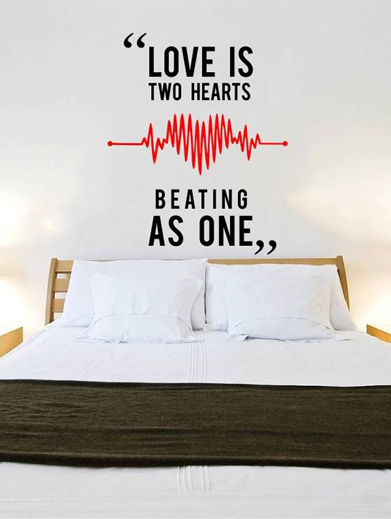 Rawpockets Wall Decals ' Love Quote ' Wall stickers (PVC Vinyl) Multicolour - 15733845 - Zoom Image - 1