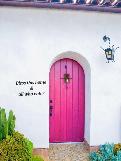 Rawpockets Wall Decals ' Living Room : Blessing ' Wall stickers (PVC Vinyl) Multicolour - 15733864 - Standard Image - 1