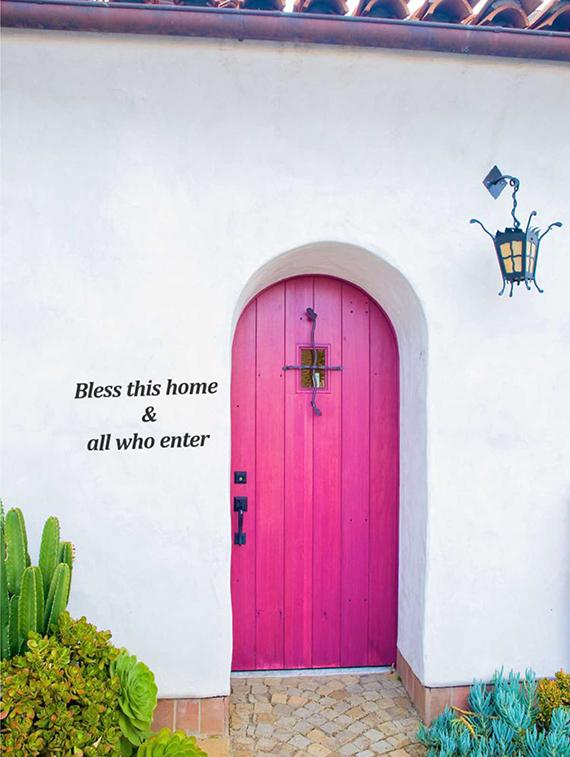 Rawpockets Wall Decals ' Living Room : Blessing ' Wall stickers (PVC Vinyl) Multicolour - 15733864 - Zoom Image - 1