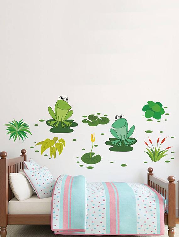 Rawpockets Wall Decals ' Frog Story - Kids' Room ' Wall stickers (PVC Vinyl) Multicolour - 15733946 - Zoom Image - 1