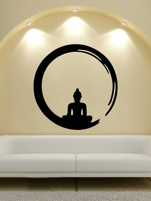 Rawpockets Wall Decals ' Lord Buddha Enlightment ' Wall stickers (PVC Vinyl) Multicolour - 15734035 - Standard Image - 1