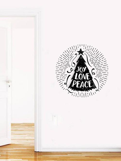 Rawpockets Wall Decals ' Joy love Peace ' Wall stickers (PVC Vinyl) Multicolour - 15734108 - Standard Image - 1