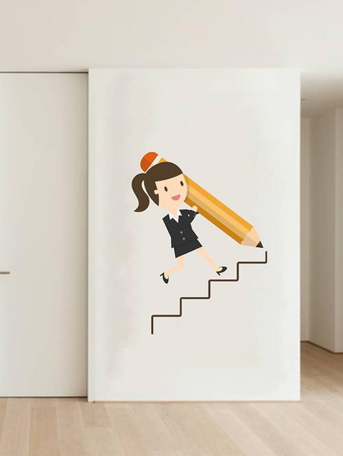 Rawpockets Wall Decals ' Office Start Up ' Wall stickers (PVC Vinyl) Multicolour - 15734202 - Standard Image - 1