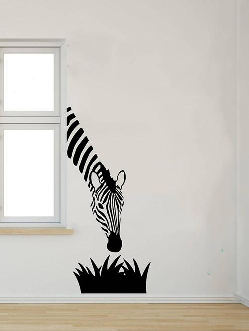 Rawpockets Wall Decals ' Zebra? ' Wall stickers (PVC Vinyl) Multicolour - 15734210 - Standard Image - 1