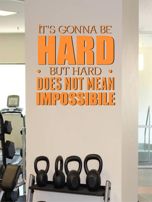 rawpockets wall decals ' hard quotes ' wall stickers (pvc vinyl) multicolour - 15734317 - Very Small Image - 1