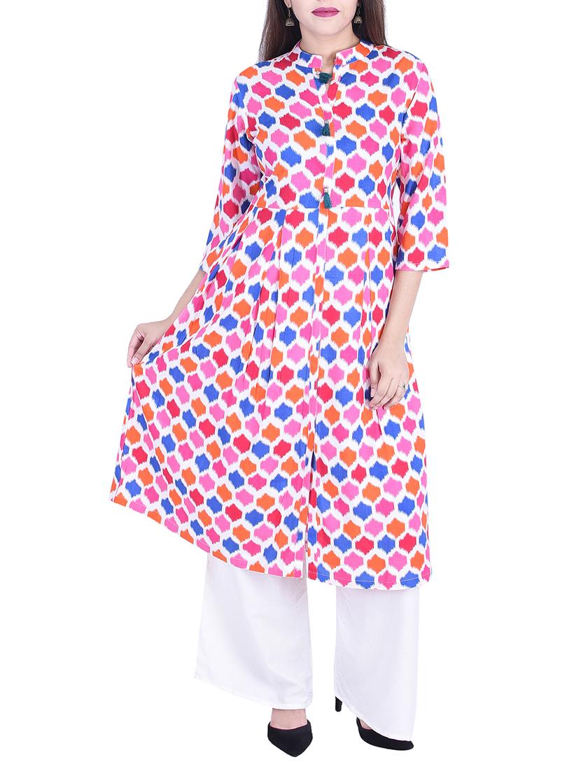 Printed a-line kurta - 15734532 - Zoom Image - 1