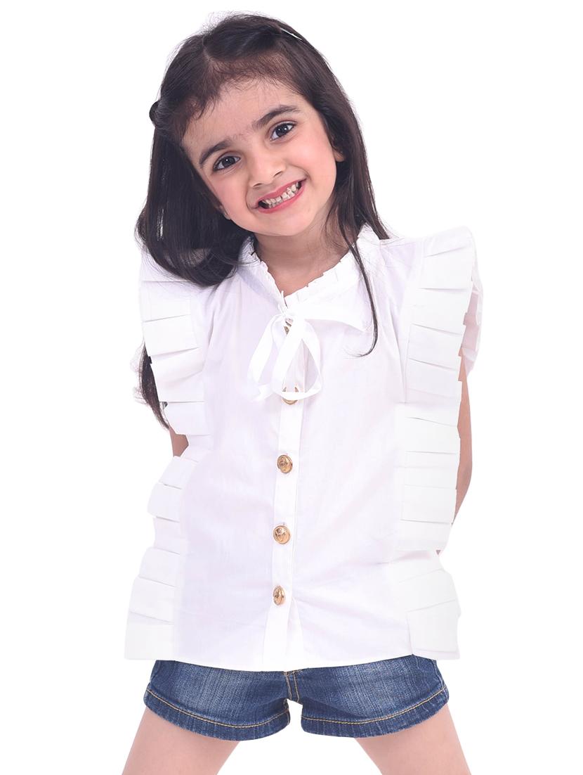 white cotton top - 15734615 - Zoom Image - 1
