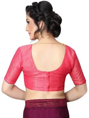 paisley printed saree with blouse - 15734778 - Standard Image - 3