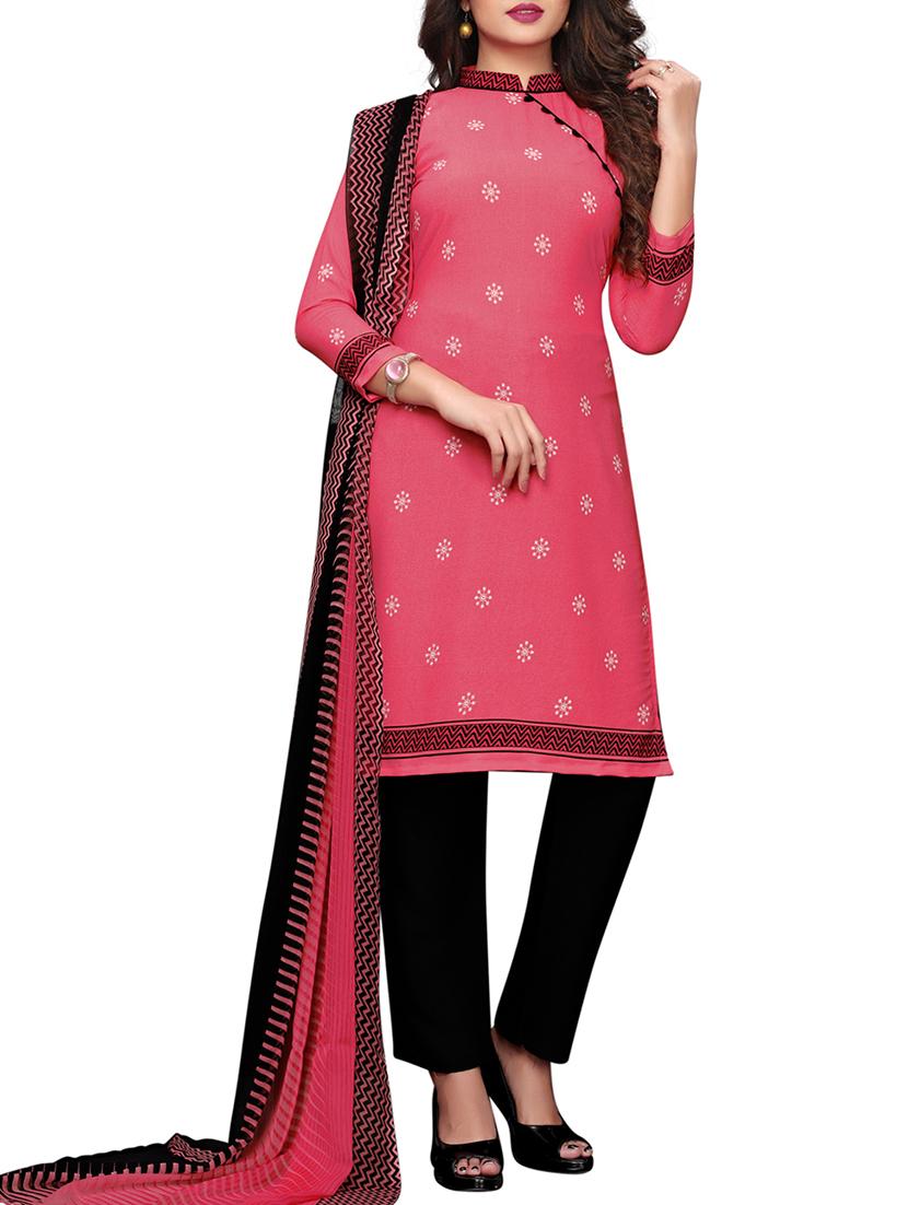 Printed unstitched palazzo suit - 15734948 - Zoom Image - 1