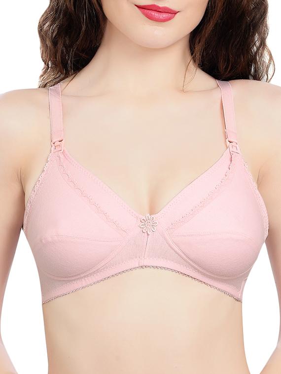 floral patch lace trim bra - 15735023 - Zoom Image - 1