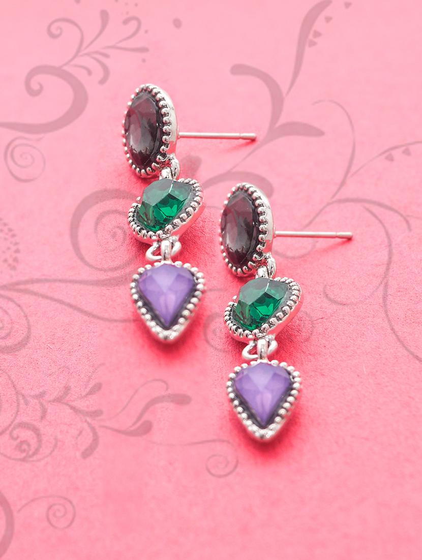 silver metal jhumka earring - 15735190 - Zoom Image - 1