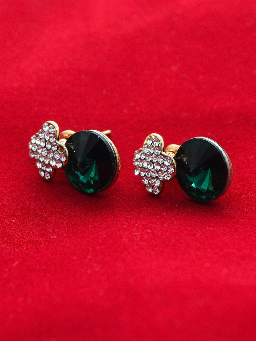 gold metal studs earring - 15735195 - Zoom Image - 1
