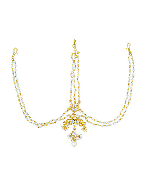 gold tone maangteeka - 15735203 - Standard Image - 1