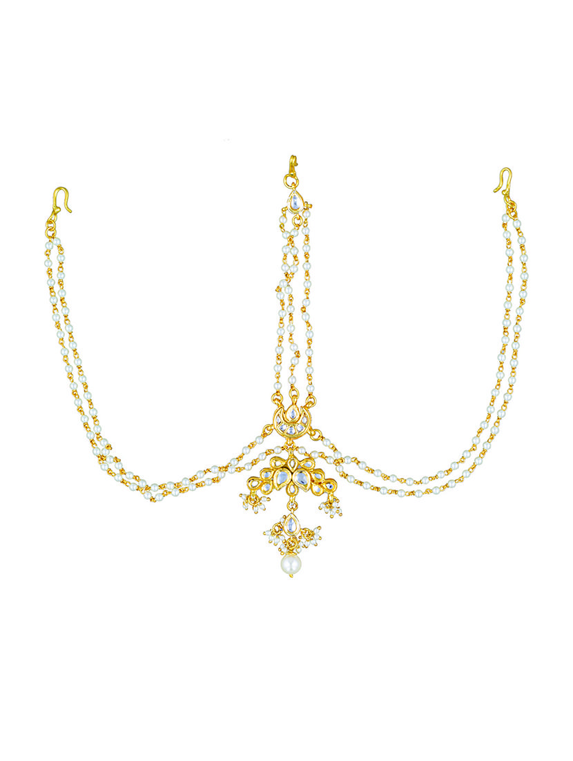 gold tone maangteeka - 15735203 - Zoom Image - 1