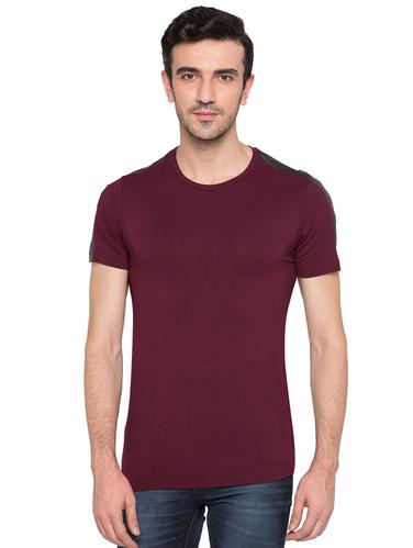 maroon viscose t-shirt - 15735236 - Very Small Image - 1