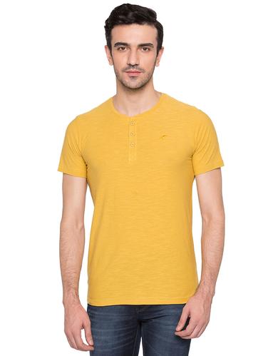 yellow cotton t-shirt - 15735242 - Very Small Image - 1