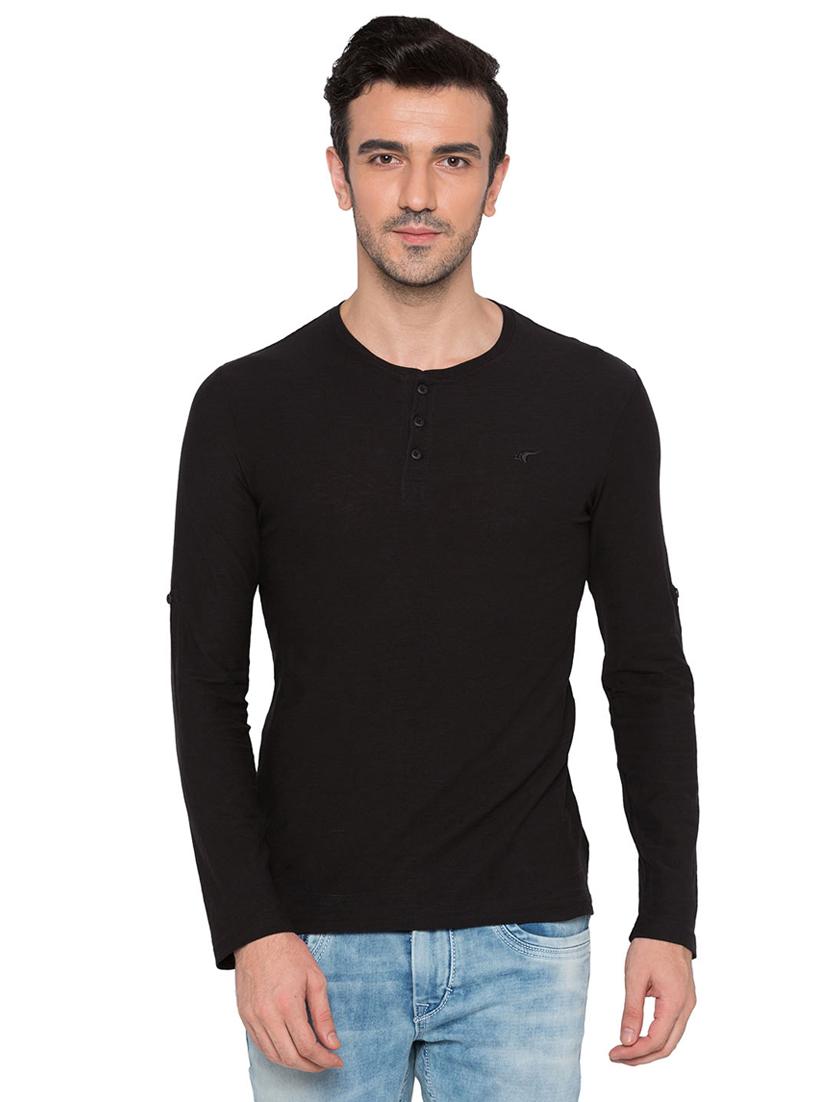 black cotton t-shirt - 15735277 - Zoom Image - 1