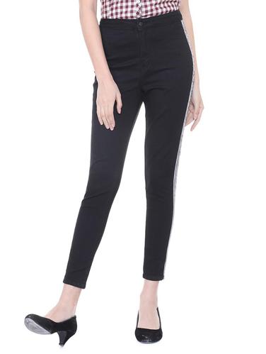 side taped mid rise jeans - 15735319 - Very Small Image - 1