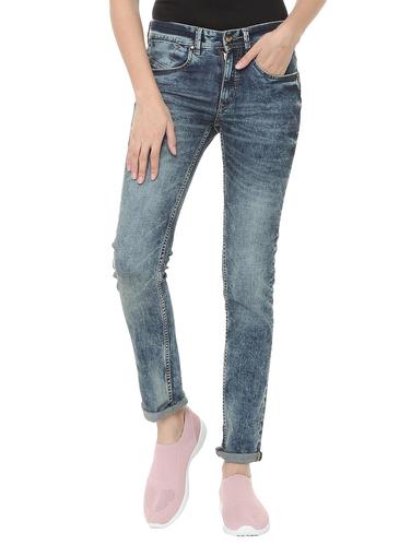 turn up hem mid rise jeans - 15735326 - Very Small Image - 1