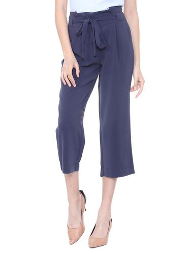 tie-knot detail pleated culottes - 15735331 - Very Small Image - 1