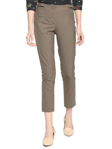 mid waist flat front trouser - 15735333 - Very Small Image - 1