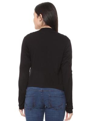long sleeved solid shrug - 15735373 - Standard Image - 2