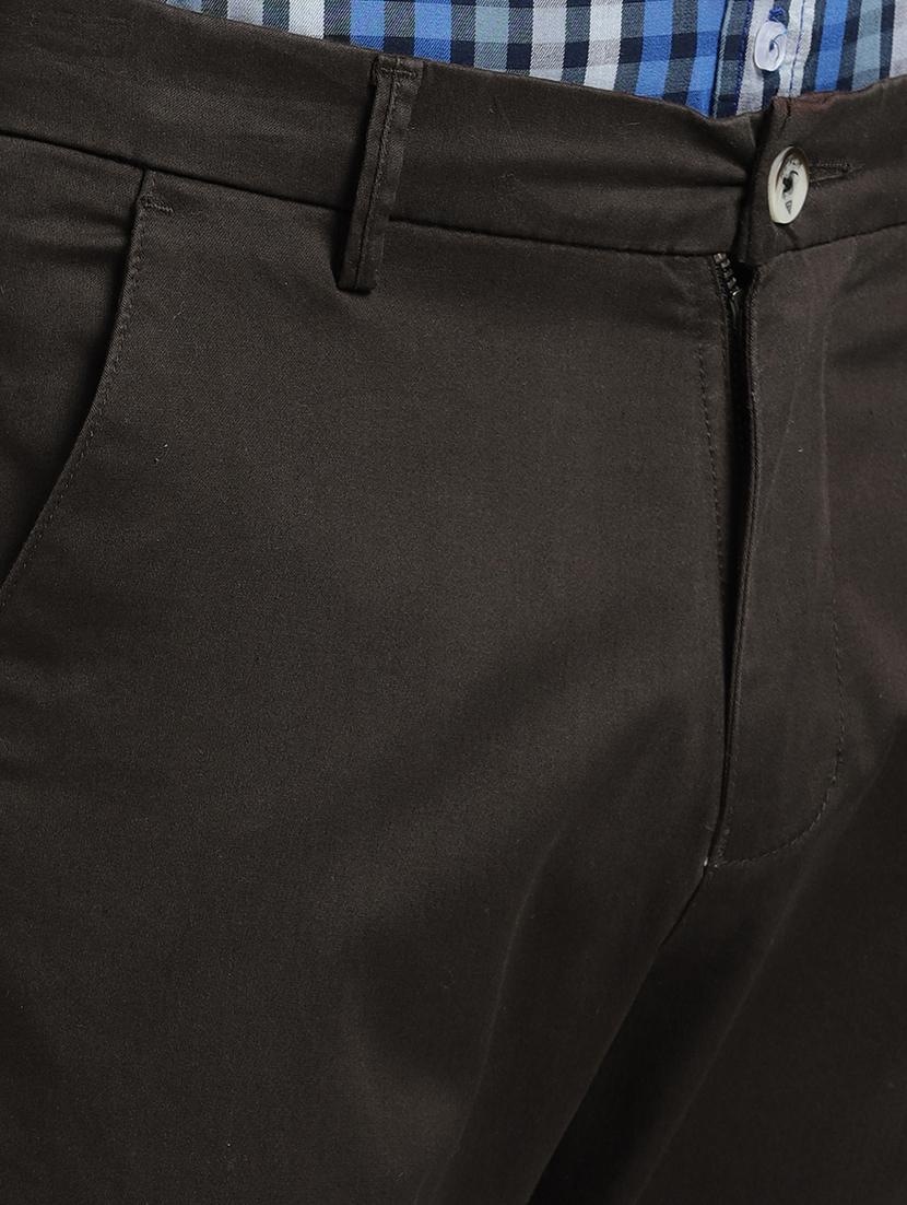 brown cotton chinos - 15735654 - Zoom Image - 4