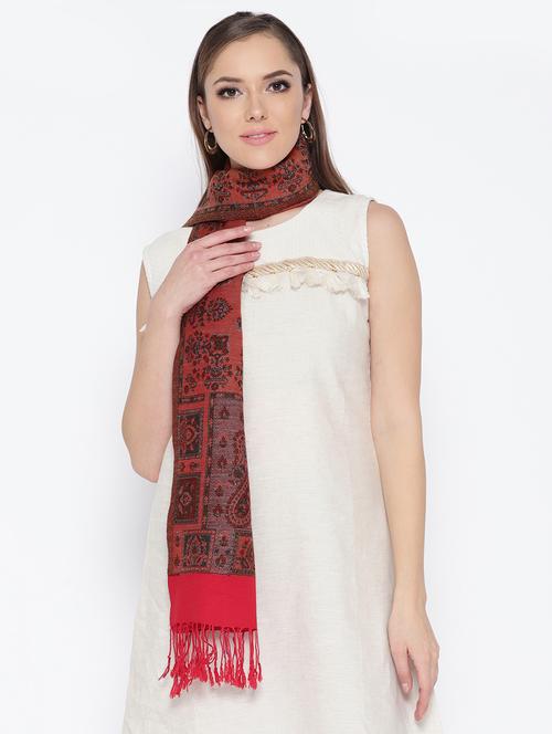 Self-design viscose stole - 15735746 - Standard Image - 1