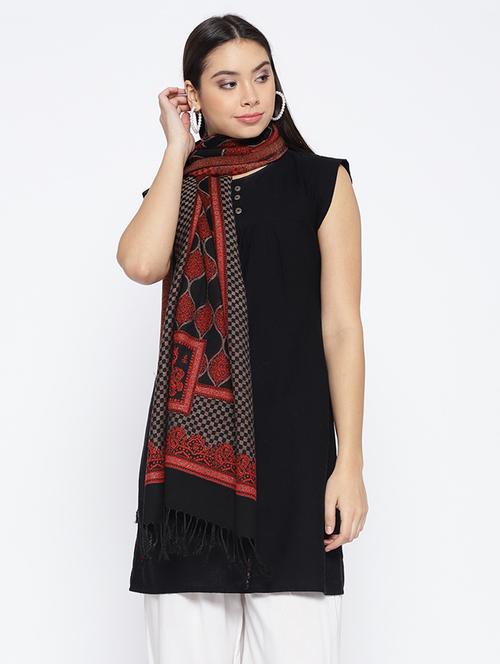 Self-design viscose stole - 15735747 - Standard Image - 1
