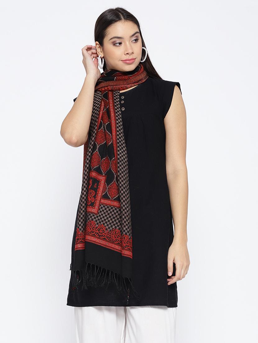 Self-design viscose stole - 15735747 - Zoom Image - 1