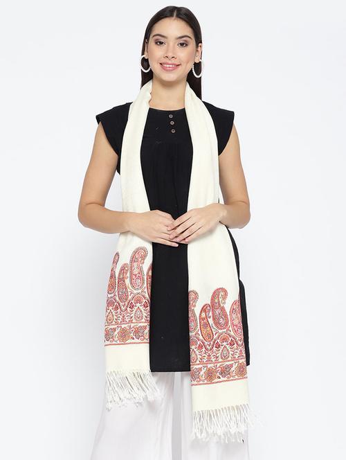 Self-design viscose stole - 15735754 - Standard Image - 1