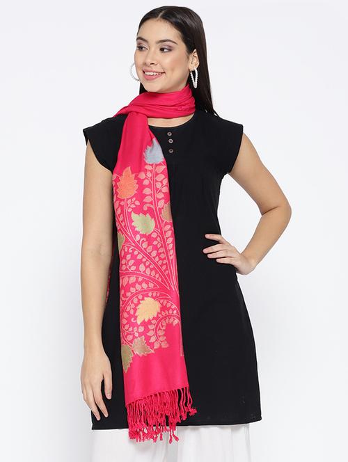 Self-design viscose stole - 15735755 - Standard Image - 1