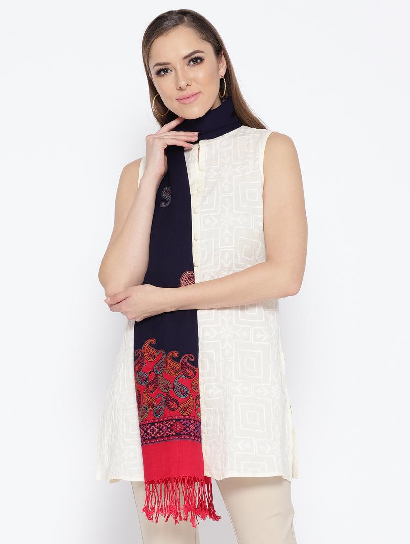 Self-design viscose stole - 15735757 - Zoom Image - 1