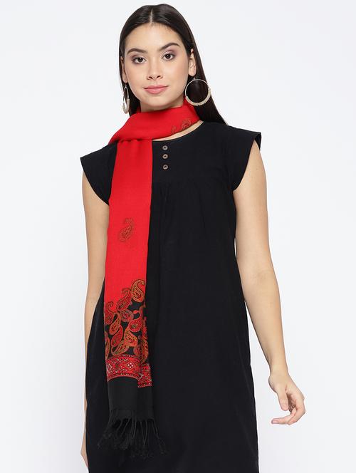 Self-design viscose stole - 15735758 - Standard Image - 1