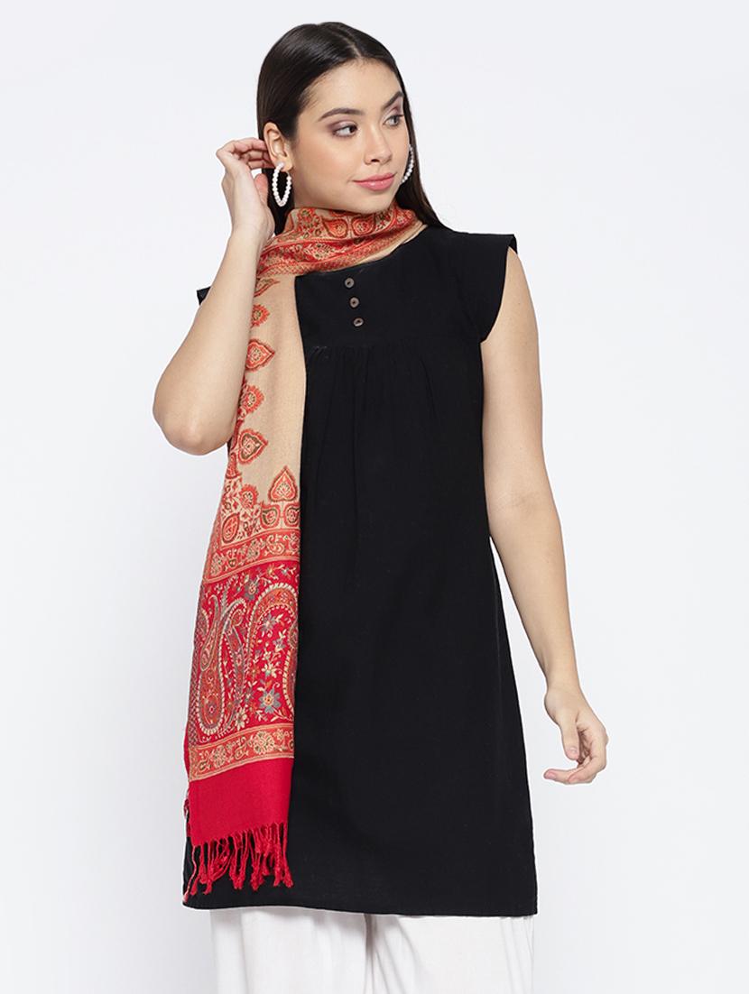Self-design viscose stole - 15735759 - Zoom Image - 1