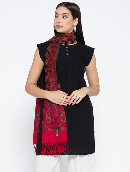 Self-design viscose stole - 15735760 - Standard Image - 1