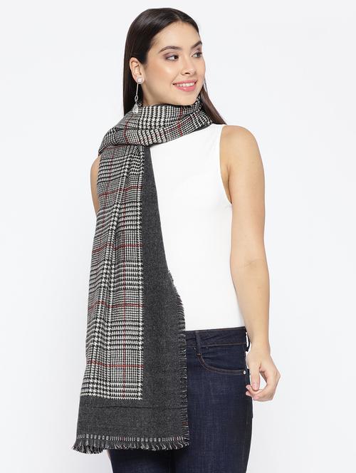 Self-design viscose stole - 15735762 - Standard Image - 1