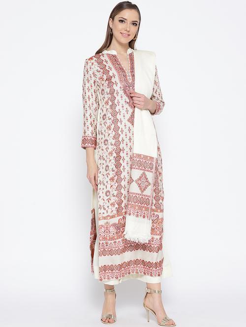 Self-design unstitched pant suit - 15735763 - Standard Image - 1