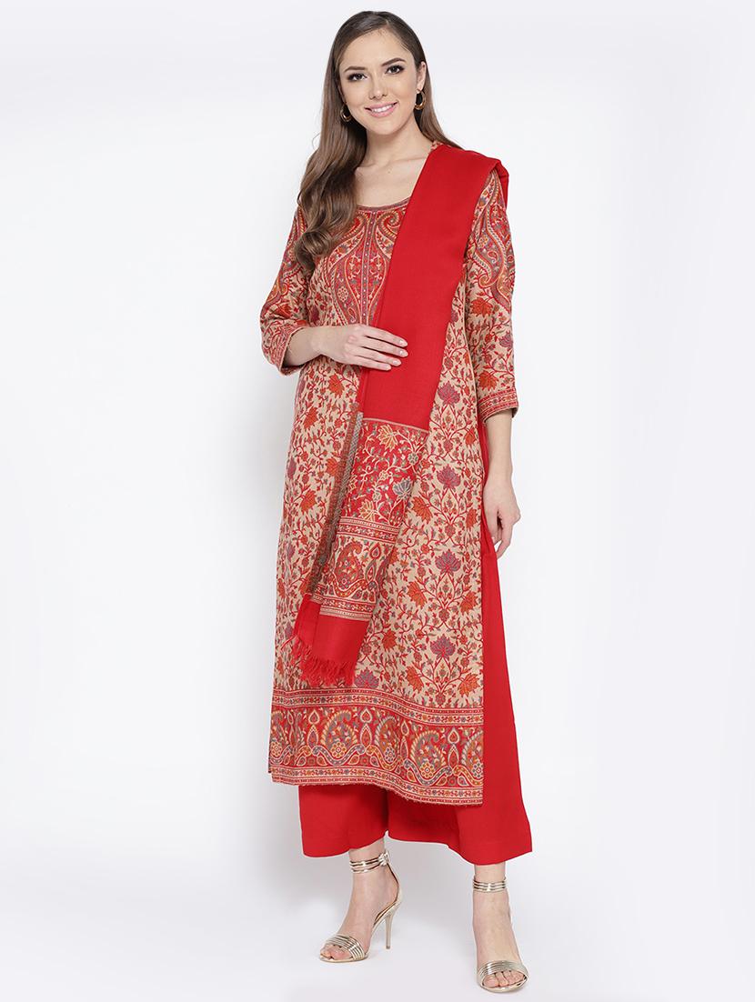 Self-design unstitched palazzo suit - 15735770 - Zoom Image - 1