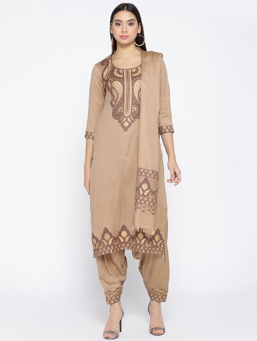 Self-design unstitched salwar suit - 15735771 - Zoom Image - 1