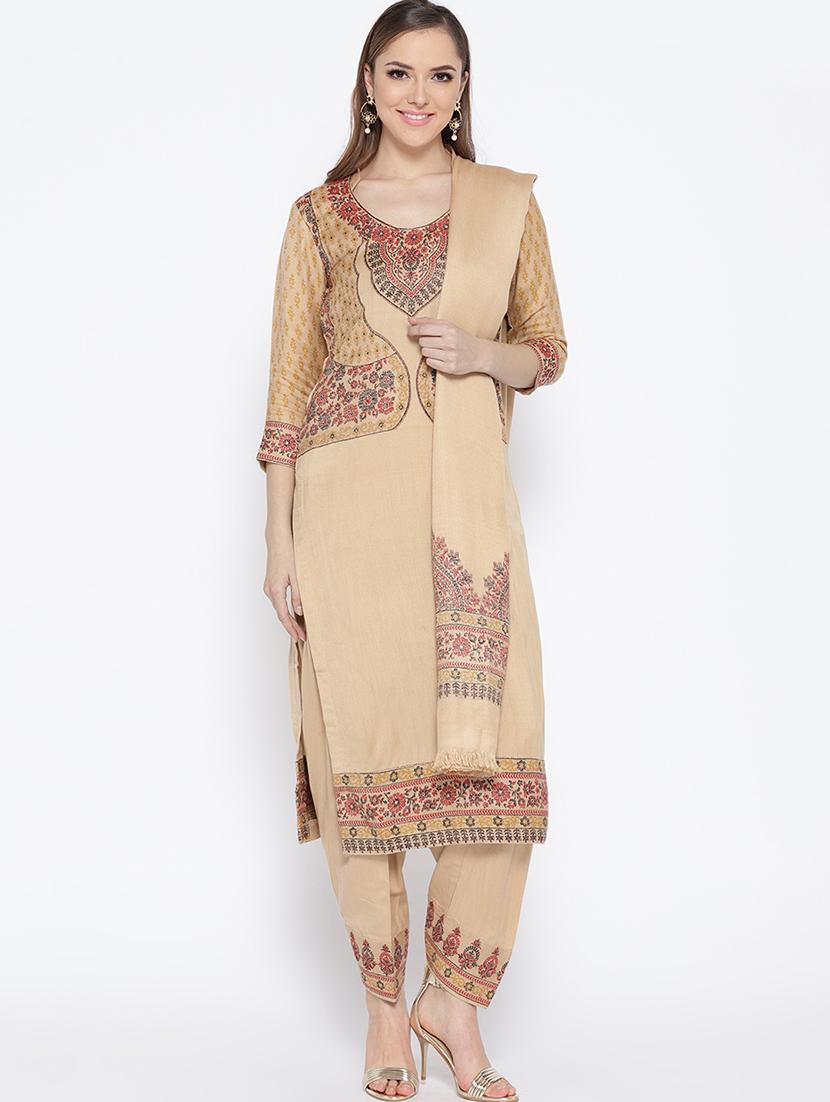 Self-design unstitched salwar suit - 15735775 - Zoom Image - 1
